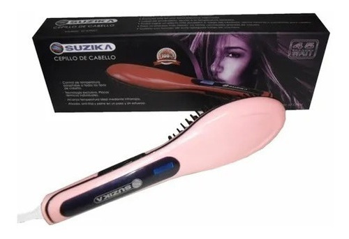 Cepillo Plancha De Pelo Cabello Suzika Con Display Led Cp001