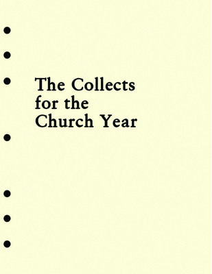 Libro Holy Eucharist Collects Insert For The Church Year ...