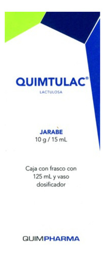 Lactulosa Jarabe 10 G Quimtulac Frasco Con 125 Ml Quimpharma