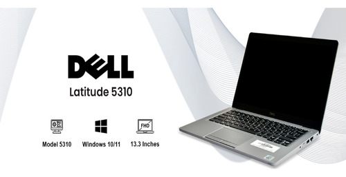 Laptop Dell Intel I5-10th Gen 256gb Ssd Rom 8 Gb Ram +win11 Gris (Reacondicionado)