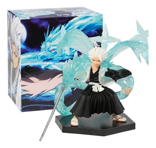 Figura Toshiro Hitsugaya Bleach De Colección 10 Cm