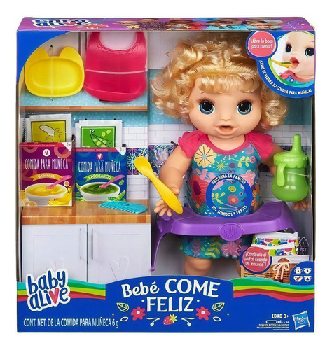 Baby Alibe Bebe Come Feliz Muñeca Hasbro