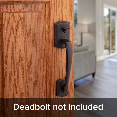 Kwikset Prescott Manja De Puerta Frontal Sin Bloqueo, Exteri