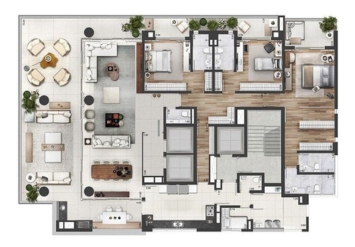 Apartamento Com 3 Dormitórios À Venda, 322 M² Por R$ 7.100.000 - Vila Olímpia - São Pa... - 38747