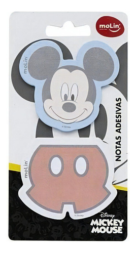 Bloco Adesivo Mickey Mouse 50 Folhas Molin