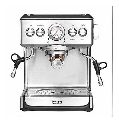 Cafe  Espresso Machine, Fast Heating (19 Bar|wood Finish Ha