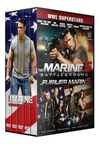 The Marine Saga Coleccion Completa 5 Dvd Pack Latino