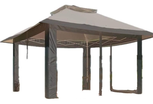 Toldo Carpa Reforzada 4x4 Metros Color Beige De Facil Armado