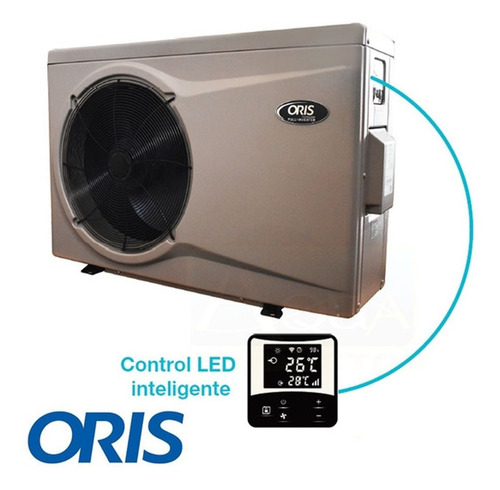 Imagen 2 de 6 de Bomba De Calor Oris Full Inverter 30,000 Btu Albercas Y Spa