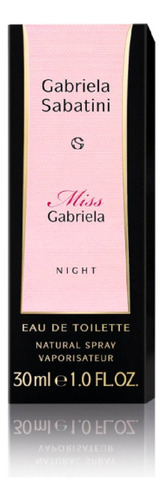 Perfume Feminino Eau De Toilette Miss Gabriela Night 30ml Gabriela Sabatini