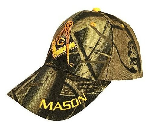 Freemason Mason Símbolo Ajustable 3d Bordado Gorro De A6ggd