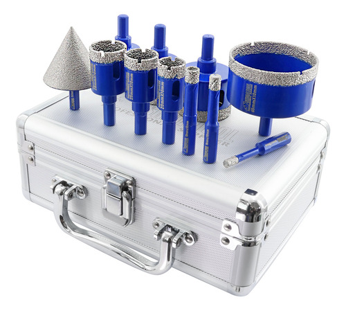 Juego De Brocas De Diamante 11pzs 6-65 Mm Mármol Cerámica