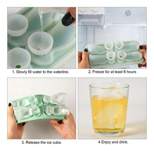 Labrador Dog Ice Cube Cube Cube, Silicone En Forma De Perro