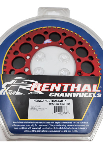 Catalina Renthal Honda Crf150rb ,cr 85rb, Cr80rb,crf 230f