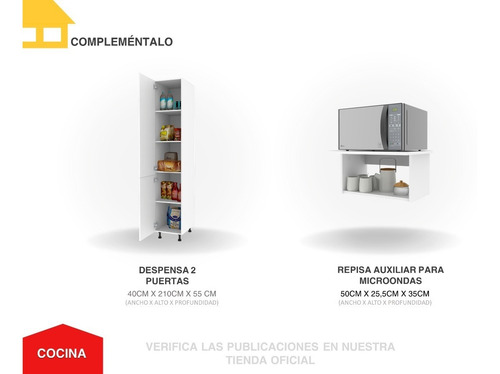 Imagen 7 de 9 de Mueble Casa Lista® Cocina Modular 1,50 Mts