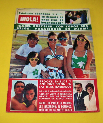 Luis Miguel Brooke Shields Enrique Iglesias Revista Hola 85