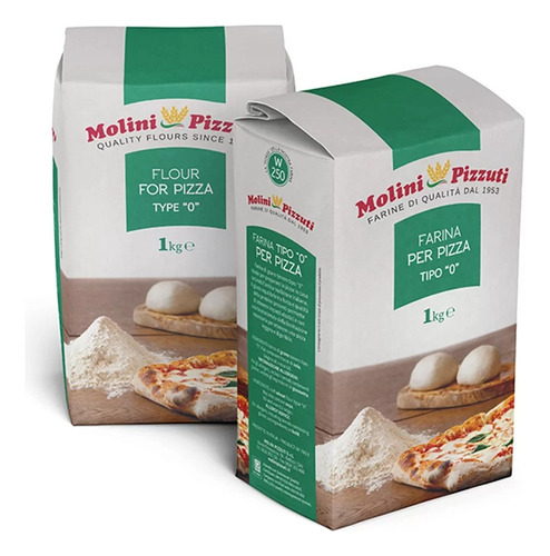 Harina Italiana Pizza Napoletana X 2 Bolsa 1k Molini Pizzuti