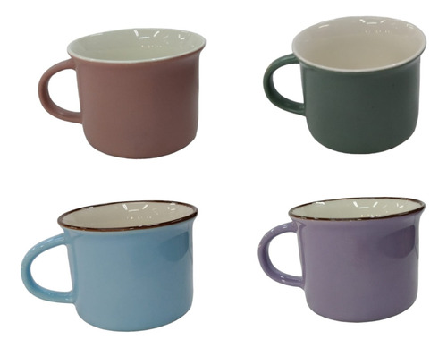 Set X6 Taza De Ceramica 150ml