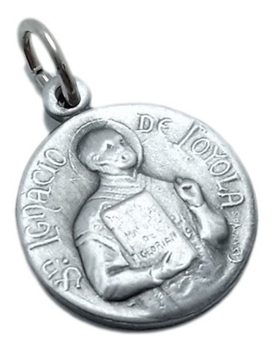 Medalla San Ignacio De Loyola - Grabado Sin Cargo - 18mm/al