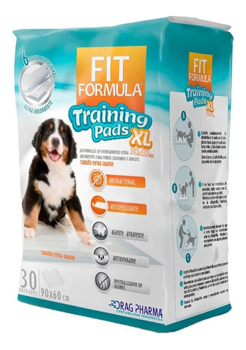 Pads De Entrenamiento Para Perro Xl 90x60 Cm, 30 Un