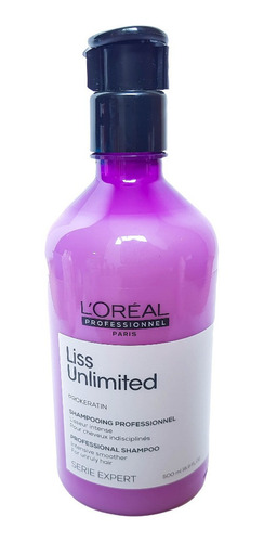 Loreal Shampoo Antifrizz Liss Unlimited 500ml Keratina