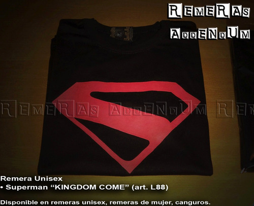 Remeras Unisex Supergirl Superboy Superman 100% Algodón