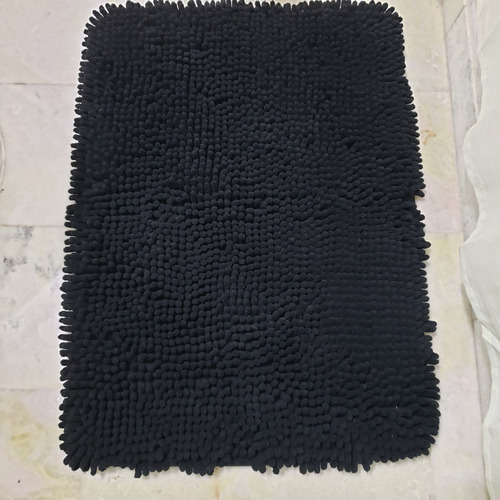 Set Para Baño/portarrollo Madera/alfombra/tacho (packx4 Un)