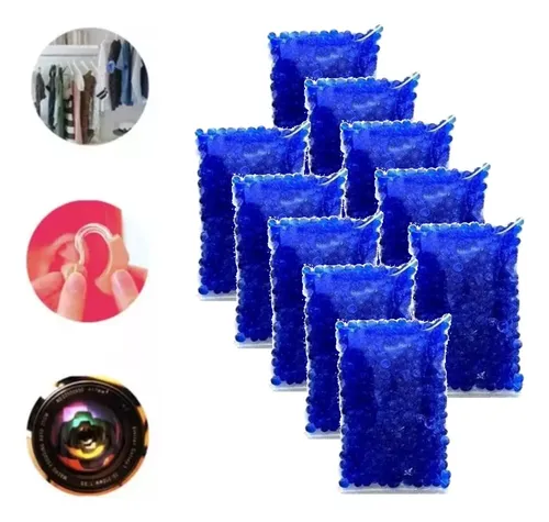 comprar Kit 10 Sachês Silica Gel Desumidificador Aparelho Auditivo