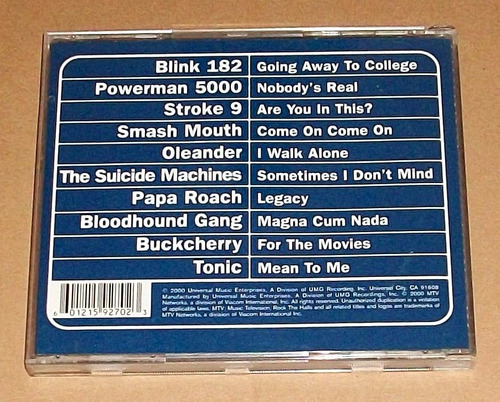 Mtv Presents Rock The Halls Powerman 5000 Blink 182 Stroke 9 (Usado)