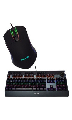 Combo Gamer Saikano Mouse V30+ Teclado K72 Mecanico Rainbow