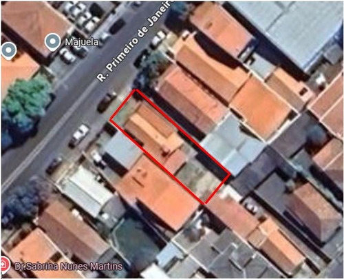 Terreno Centro De Artur Nogueira/sp Otima Localização Com Benfeitorias Agua Energia Documentação Em Dia 120 Metros Da Avenida Principal