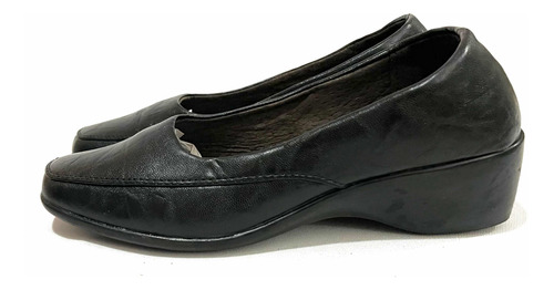 Zapato Taco Chino 100% Sintético Marca Aziz N*36 Negro Usado