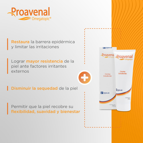 Proavenal Omegatopic Crema Emoliente Cuidado Corporal 250g