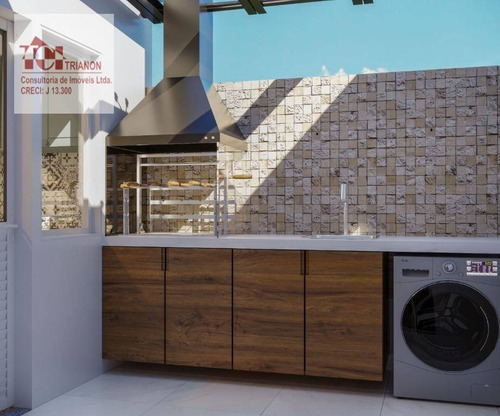 Imagem 9 de 13 de Cobertura Com 2 Dormitórios À Venda, 88 M² Por R$ 399.000,00 - Campestre - Santo André/sp - Co0774