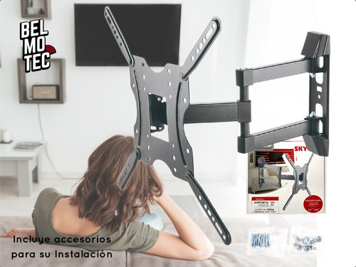 Soporte Skyway SK-ST2 de pared para TV/Monitor de 17" a 55" negro
