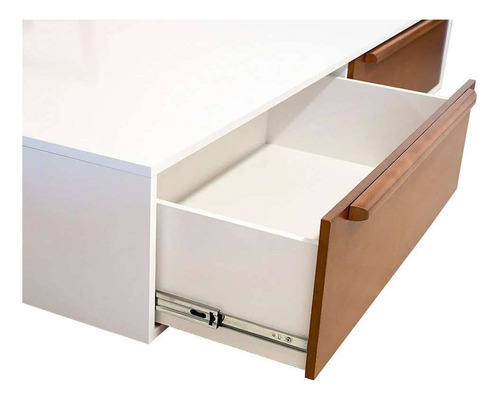 Cama Infantil Divicar Sambalelê 2 Gv Branca E Mel