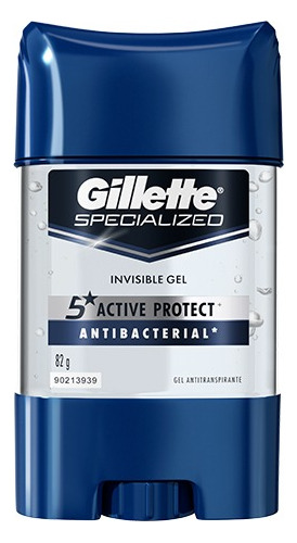 Antitranspirante Gillette Gel Invisible Active Antibacterial