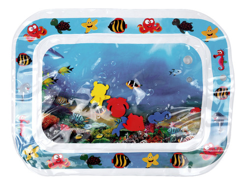 Alfombra De Juego Inflable Para Bebés, Agua, Barriga