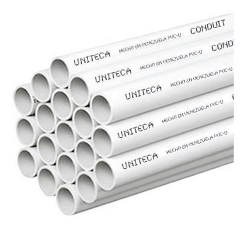 Tuberia Pvc Conduit 1/2 Por 3 Metros Uniteca