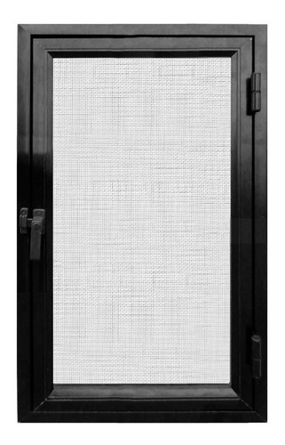 Raja Herrero Negro Maxialuminios 40 X 60 C/mosquitero