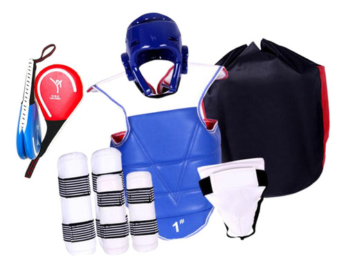 Equipo De Protección De Taekwondo De 6 130 A 150 Cm Azul