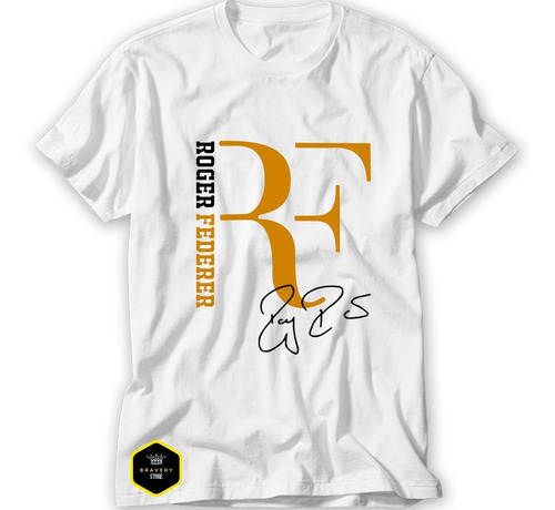 Remera Roger Federer Autógrafo - Tenista Numero 1