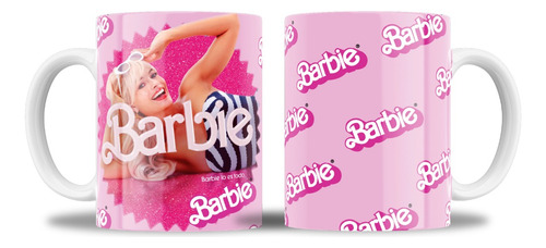 Barbie Pelicula Taza Cerámica Sublimada