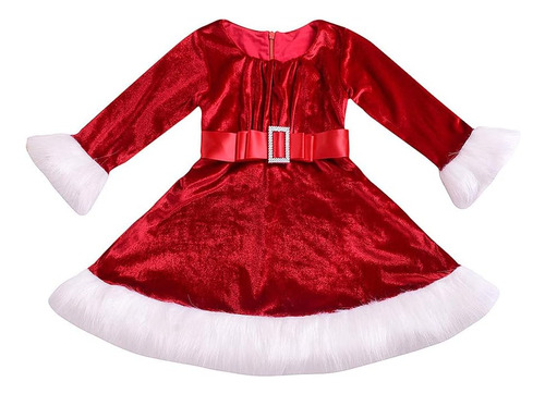 Niños Pequeños Bebé Niña Vestido De Navidad Vestido De Papá 