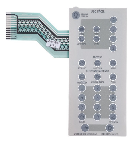 Panel Membrana De Microondas P/ Whirlpool
