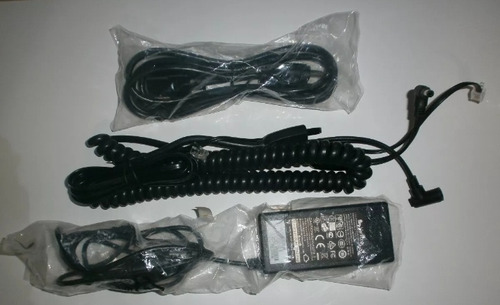 Cargador Verifone + Cable Entorchado + Cable De Poder 