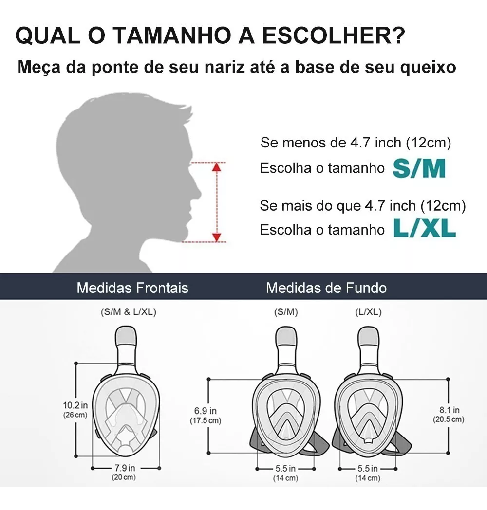 Terceira imagem para pesquisa de mascara de mergulho com oxigenio