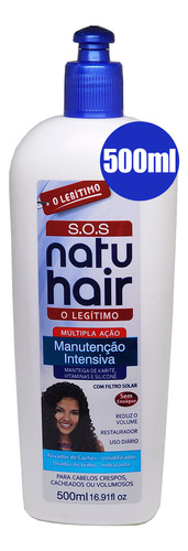 Creme Sos Manutenção Intensiva Natu Hair 500ml O Legítimo