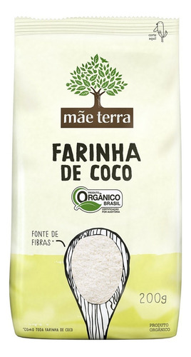 Farinha Mãe Terra  de coco 200 g