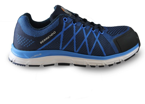 Imagen 3 de 7 de Bota Tenis Industrial Berrendo 7704 Azul